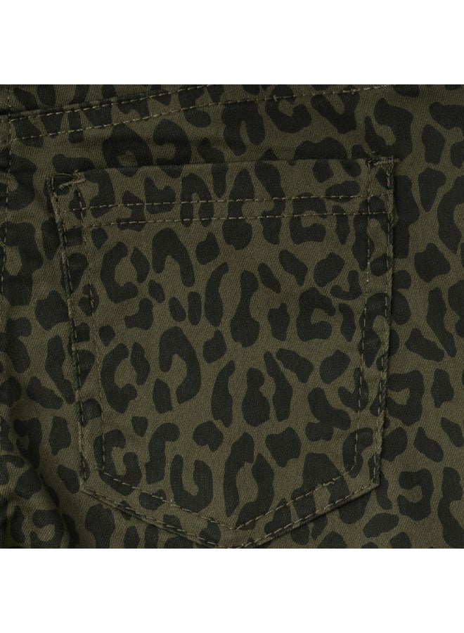 MARWAN Girls Printed Long Pant with Rib Waist and Drawstring - Image 4